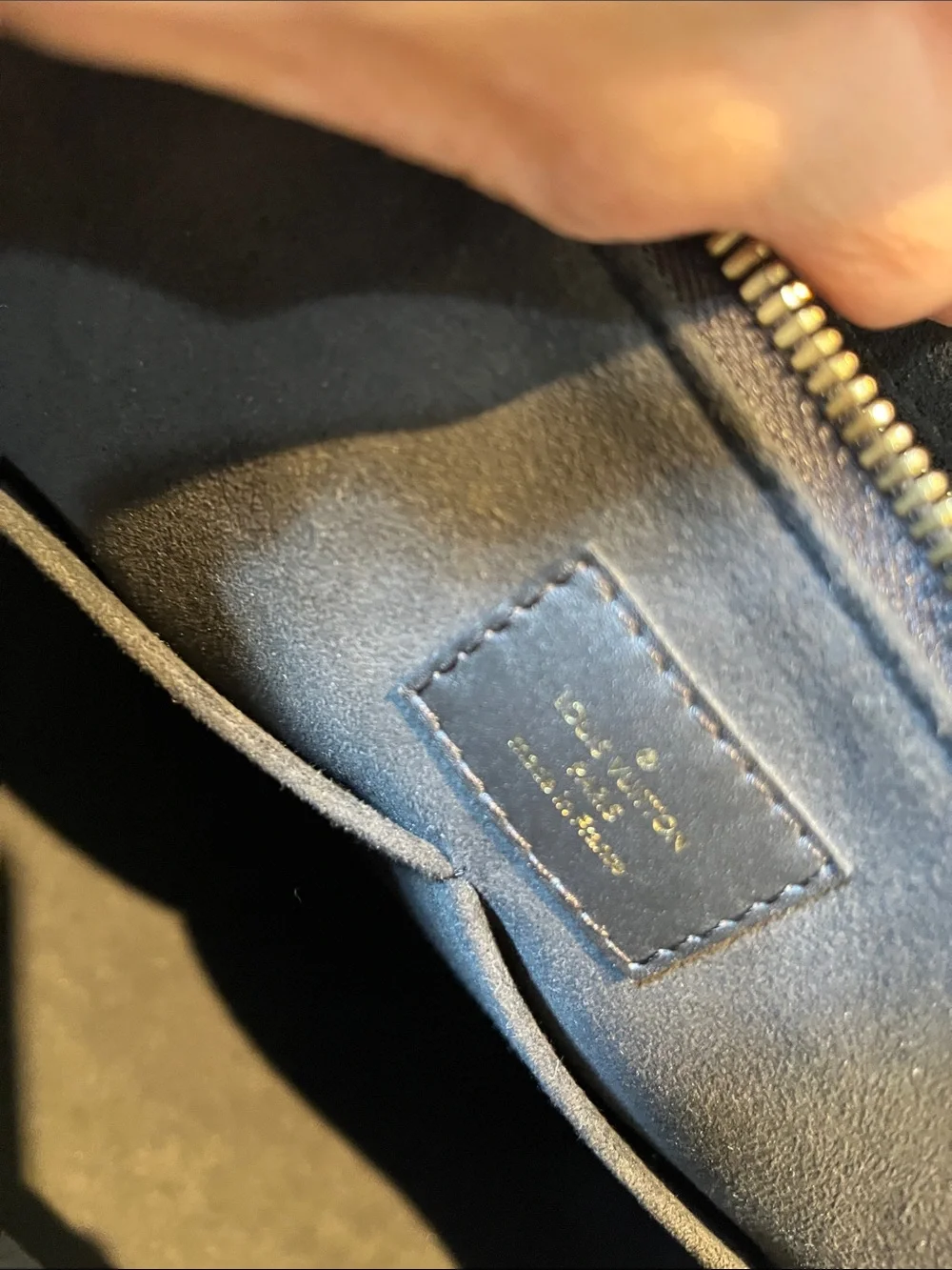 Louis Vuitton Soufflot NV MM Monogram Canvas Satchel with Black Trim M44817